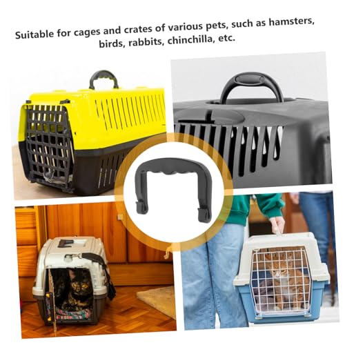 Supvox 4 Stück Kunststoffgriff Für Haustierkäfige Außen Ergonomisch Geruchsneutral Langlebig Ersatzgriff Für Hamster Vogel Und Hundetransportboxen