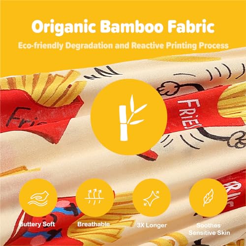 Image of Kids 2-Piece So Soft Playtime Set-Lightweight Viscose from Bamboo Short Sleeve Top&Leggings for Toddler Boy & Girls