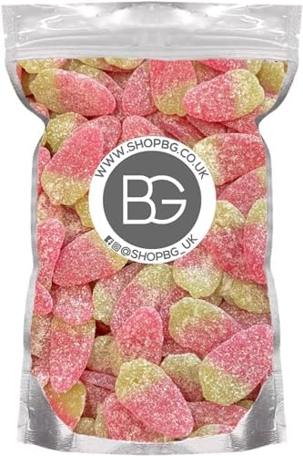 BG Pick & Mix Sweets Candy Pick n Mix Choose Your Sweetie Pouch 800g (- Fizzy Giant Strawberries)