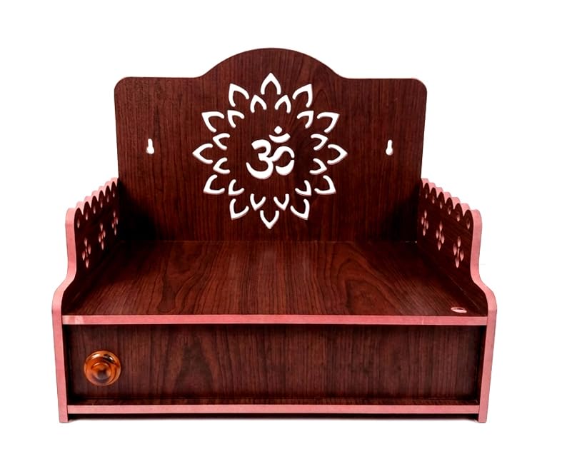 DIVOKAH Wooden Temple - Home Pooja Mandir -1