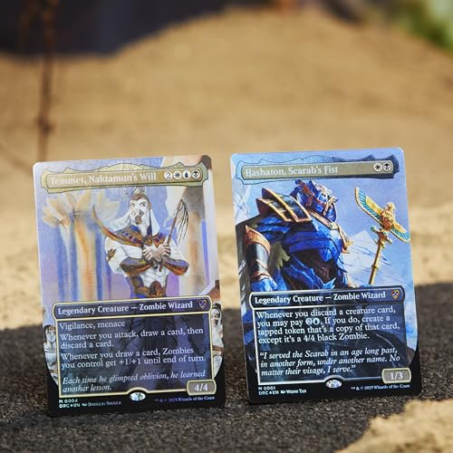 Image of Magic: The Gathering Aetherdrift Commander Deck - Eternal Might (100-Card Deck, 2-Card Collector Booster Sample Pack + Accessories)