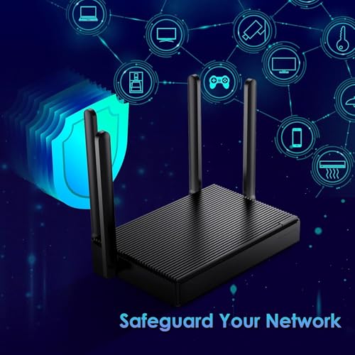 AX1800 Routers,WiFi 6 Router-for Wireless Internet, Gaming Router, Internet Routers, WiFi 6 Router, Wireless Router, OFDMA, MU-MIMO, Gigabit WAN/LAN Ports, WPS, IPv6, 4K Video Streaming by rockspace - Used condition - Image 7