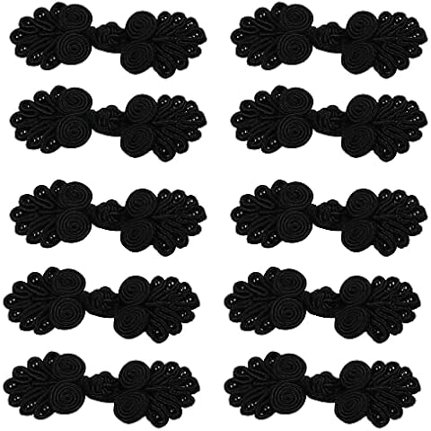 CENPEK 10 Pairs Frog Buttons for Sewing Cover