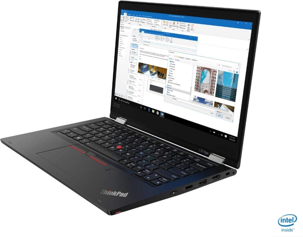 Laptop 2020 Flagship Lenovo ThinkPad L13 Yoga 2 em 1, tela