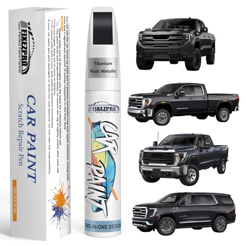 Image of Titanium Rush Metallic(G6M /WA618G) Touch Up Paint for GMC, Exact Color Match Car Paint Scratch Repair Remover Pen Kit Fix Vehicle Chips and Automotive Nicks Scuff