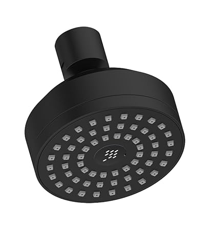 Symmons 362SH-MB-1.5 Duro 1-Spray 3 in. Fixed Showerhead in Matte Black (1.5 GPM)