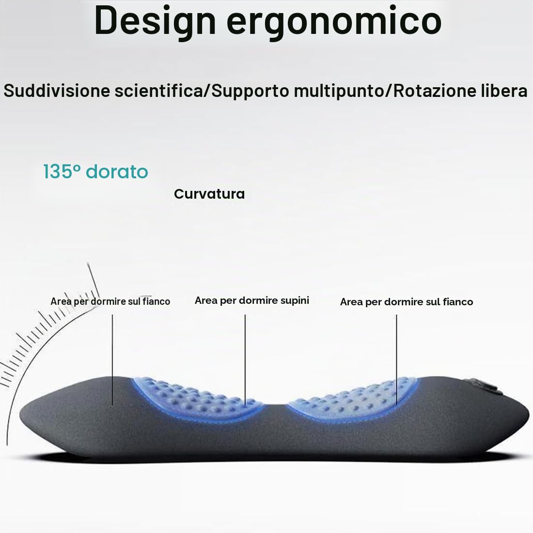 Theraback 3-in-1 Terapia per la Schiena, Sollievo Centrale 3 in 1 Massaggiatore per la Schiena, Stretcher per Schiena a Casa con Trazione, e a Alimentazione per Collo, Spalle e Schiene (Black)