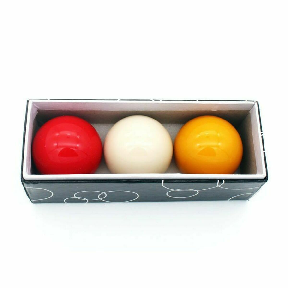 Pegasi Economy Carambole Billardkugeln Set - 3 Stücks - 61,5mm - Phenolharz - Polierte Poolbälle - Langlebige Billardkugeln - Billard Zubehör