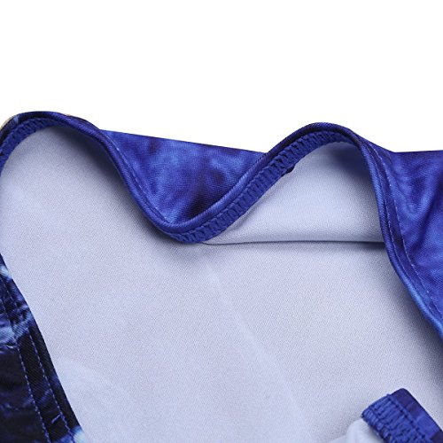 Feeshow Mens 3D Wolf/Leopard Animal Print Bikini Briefs Funny Underwear Panties Blue Wolf Medium (Waistline 25.0-38.0") #TOP3