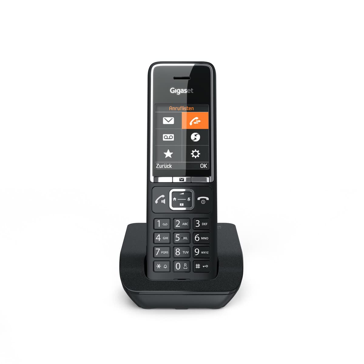 Gigaset Comfort 550 Analog Telephone Caller Id Black, S30852-H3001-B104