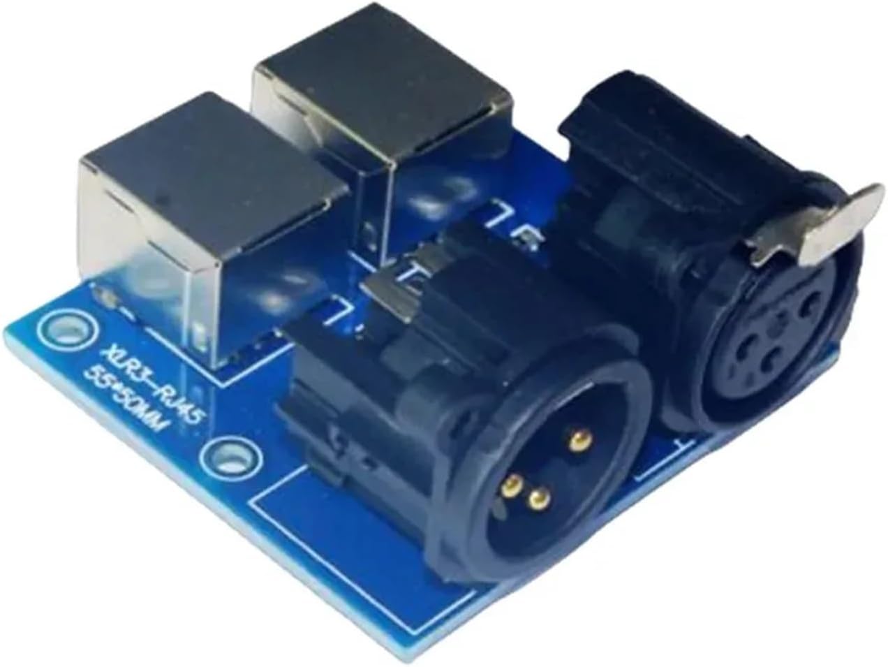 XLR to 3-pin LED Terminal Adapter 5-pin XLR3-3P RJ45-3P XLR5-3P ADDR2 for decoder Accessories Relay Switch Controller(RJ45-3P)