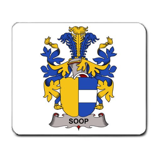 Soop Family Crest Coat of Arms Mouse Pad