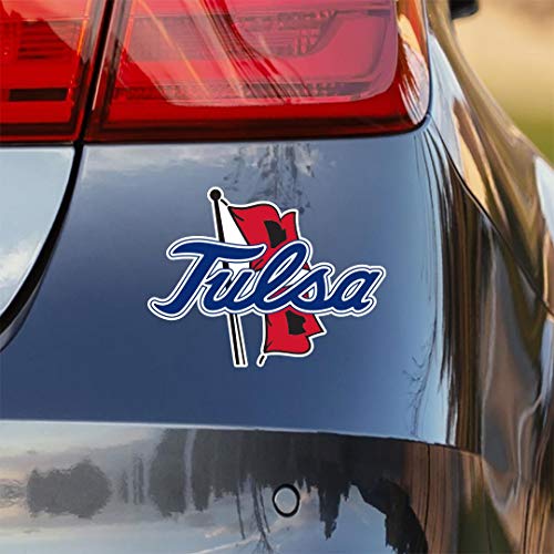 Image of Collegiate NCAA Car Decal Made from Premium Weatherproof Vinyl (The University of Tulsa)
