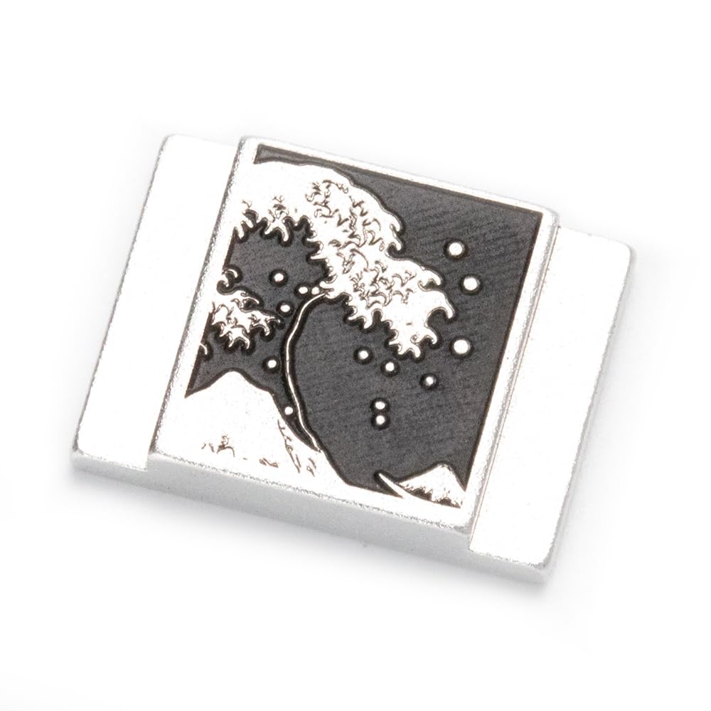 Kanagawa Wave Pattern Camera Hot Shoe Cover Shutter Button for Sony A1 A7C A7CR A7CII A7R A7M2 A7M3 A6700 A6600 A6500 A6400 A6300 (Aluminum Alloy-Hot Shoe Cover)