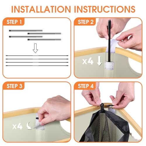 20% Off SpaceTrove Large Collapsible Laundry Hamper - Image 7