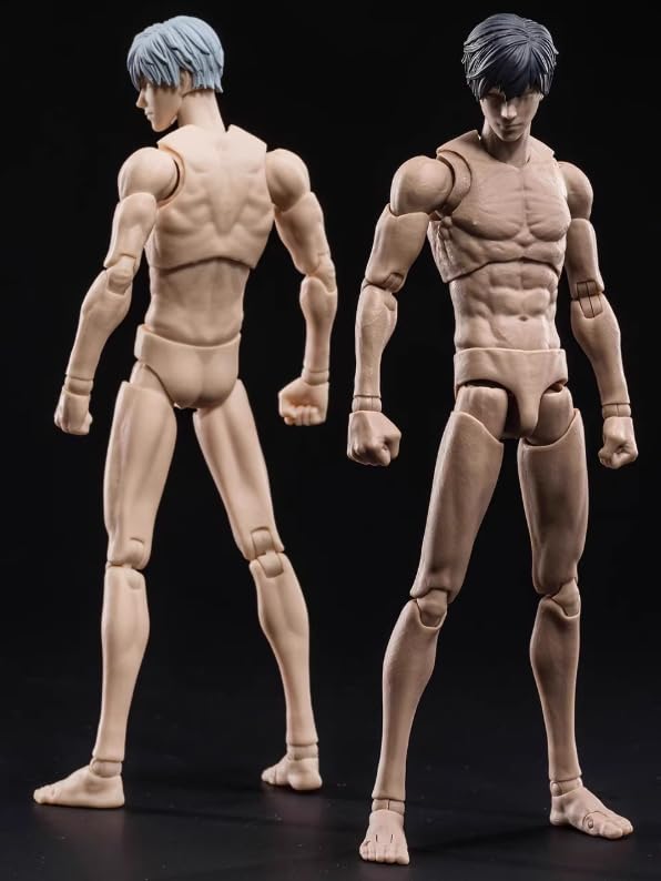 VTOYS x 3MS 1/12素体「VB002」「VB003」(2体セット) VTOYS X BMS 1/12 VB003 可動壱号素体 黄色肌 Ver. - 77figure.com