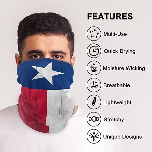 Image of Men Women Bandanas Neck Gaiter Headwrap Balaclava | Seamless Face Cover Scarf Neck Warmer Breathable Headwear for Hiking Cycling