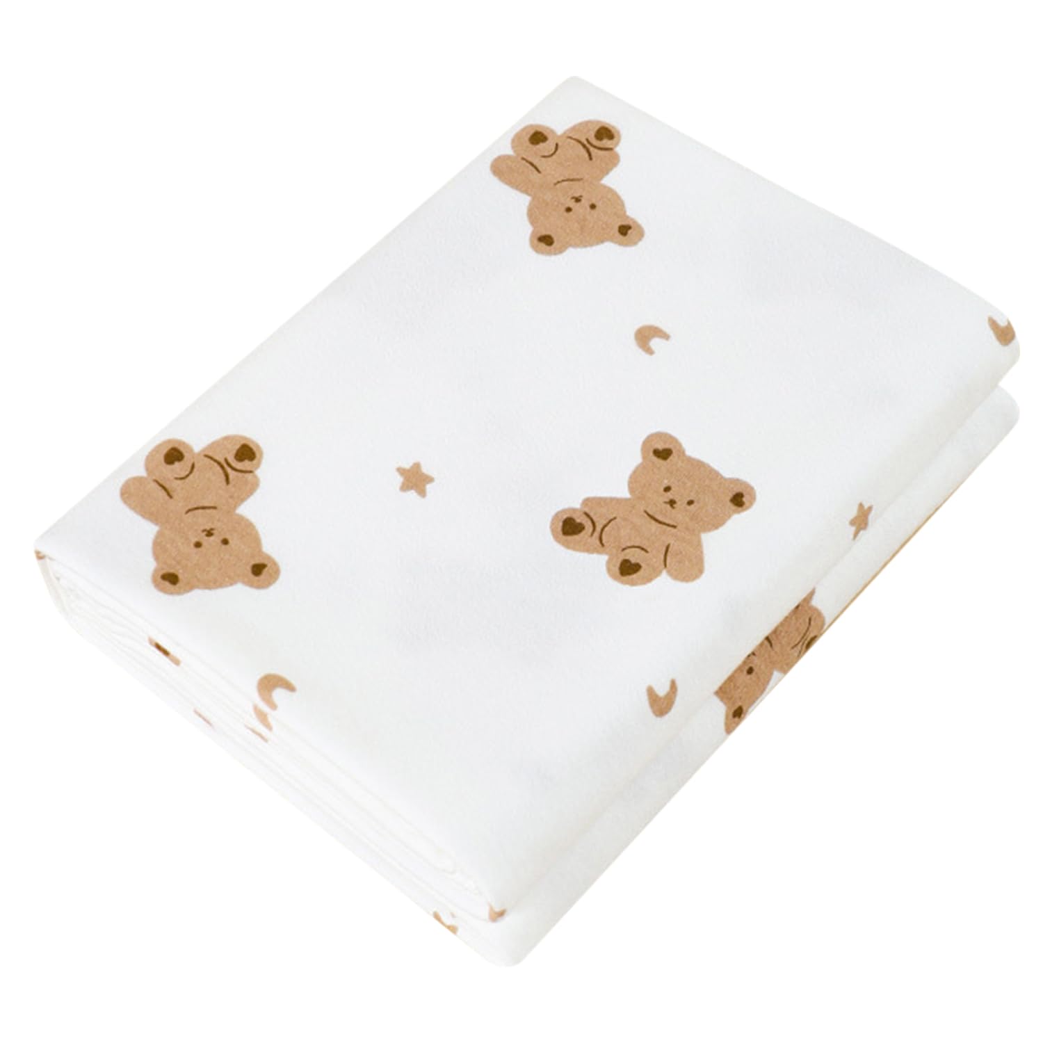 ELNX Muslin Cloths for Baby, White, 85x85cm