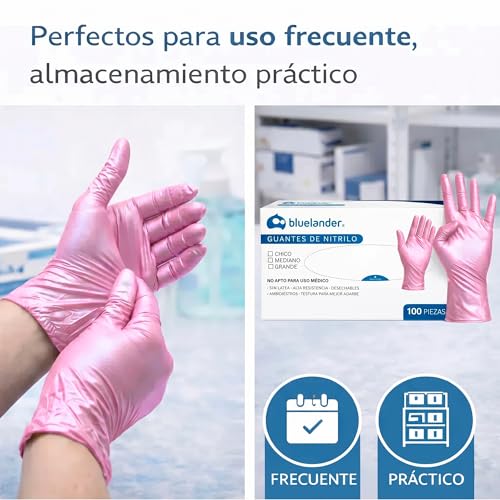 Guantes de nitrilo desechables 30 Imagen adicional