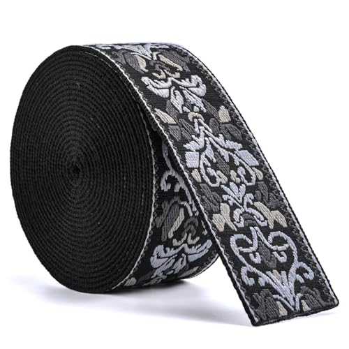Image of SHEING Cotton Webbing 1.5 inch 2 inch - Polycotton Webbing, 5 Yards Heavy Webbing Straps for Arts and Crafts, Purse Strap, Camera Strap, Guitar Strap, Luggage, Slings