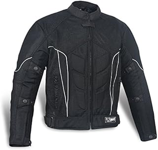 JET Motorradjacke Sommer Herren Mesh Mit Protektoren Air Flow