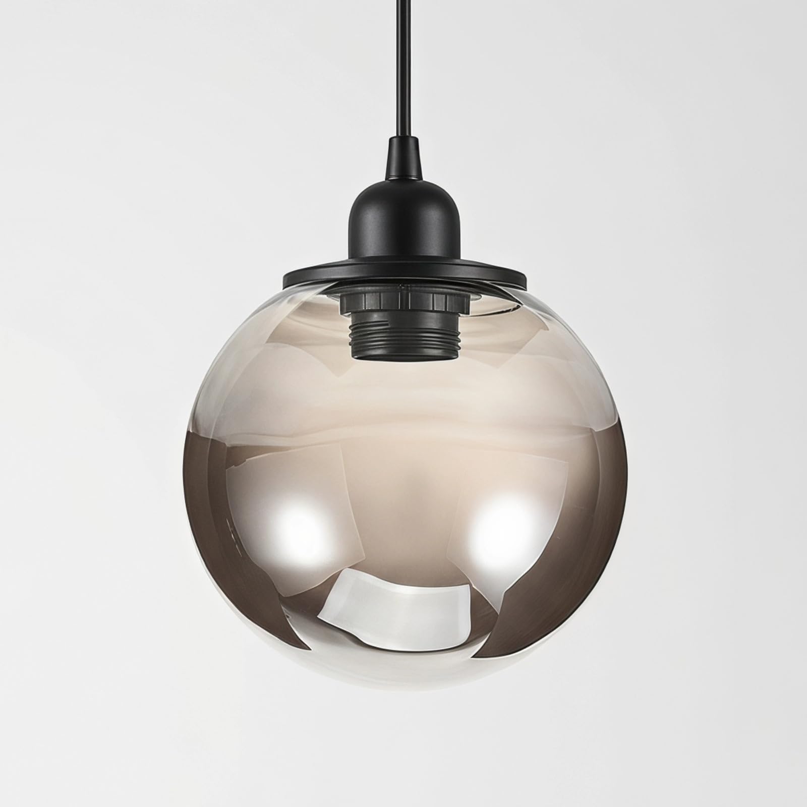 2 Piezas Pantalla de Lámpara Esférica de Cristal, 15cm, Vidrio