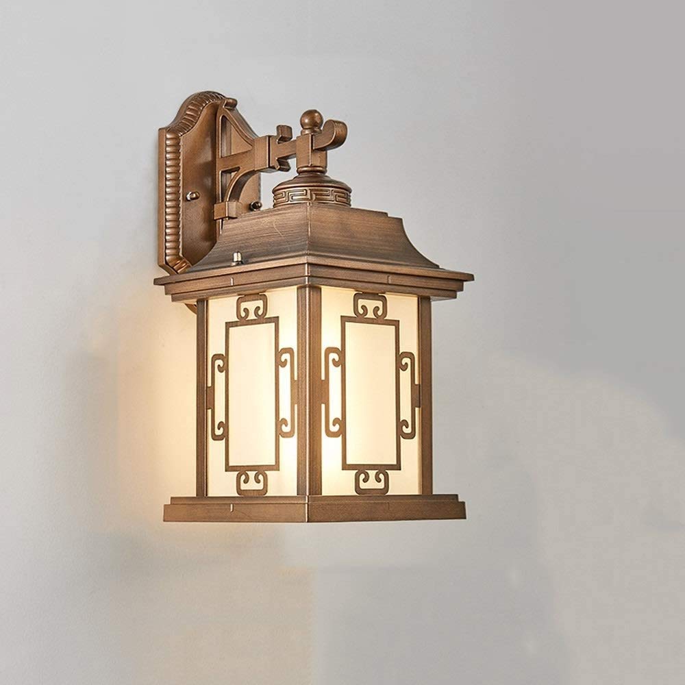 Buy Wall Lights Rustic Bronze Outdoor Wall Lamps Chinese IP65