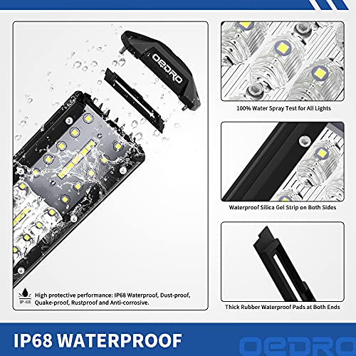 Image of OEDRO 22 Inch LED Light Bar Tri-Rows Spot Flood Combo w /Wiring Harness