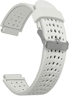 AISPORTS Compatible with Garmin Forerunner 230 Band Silicone, 16mm Soft Breathable Silicone Band Sport Wristband Replacement Band for Garmin Forerunner 220/230/235/620/630/735XT/Approach S20/S5/S6