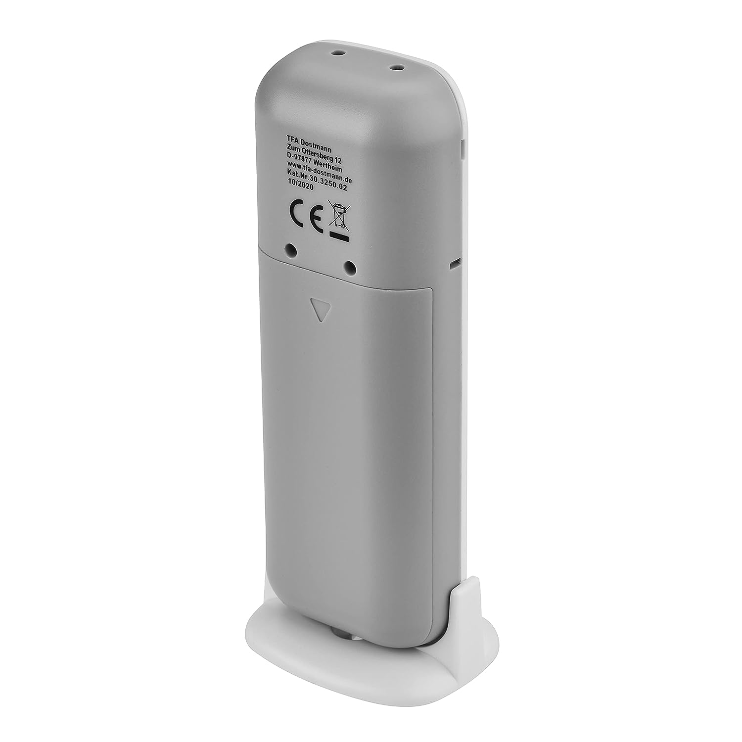 TFA Dostmann XENA HOME 30.3074.10 Thermomètre sans fil pour extérieur et intérieur, surveillance du climat ambiant, avec capteur extérieur, valeurs max.-min, température, humidité (anthracite avec