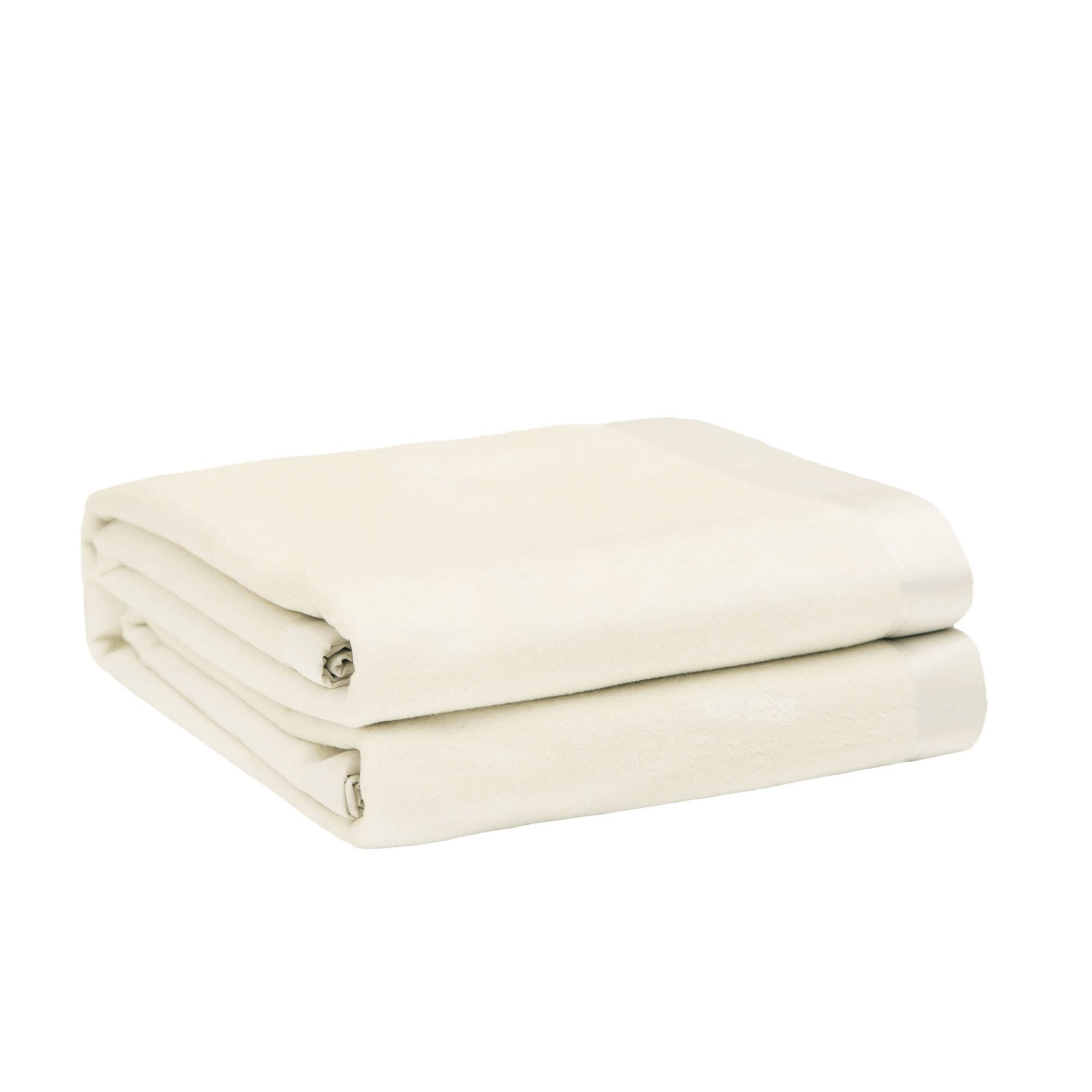 CUDDLE DREAMS Silk Fleece Blanket for Bed, Soft, Breathable & Skin-Friendly (Cream, Full/Queen 90" × 90")