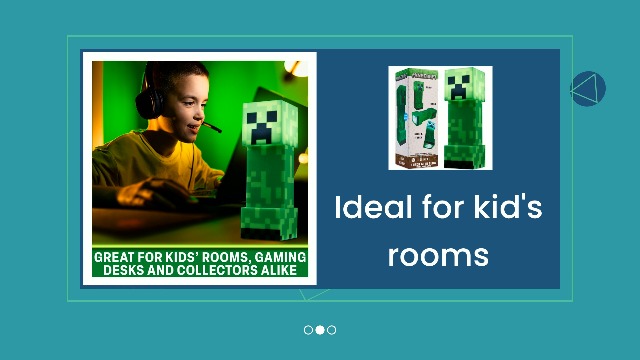 Paladone Minecraft Creeper nachtlampje, nachtsensorfunctie, draagbaar, zelfklevende achterkant voor wandplaatsing, officieel gelicentieerd cadeau en slaapkamerdecoratie voor Minecraft-fans