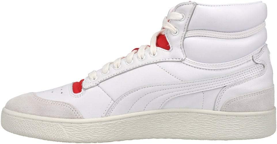 Ralph Sampson Mid by Puma - Red Leather Suede