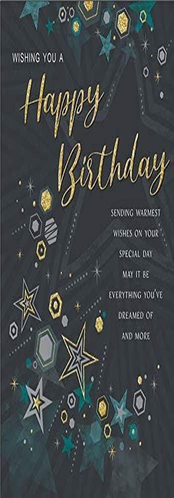 Modern Birthday Card Uncle - 8 X 6 Inches - Regal Publishing,Green|Grey - View #8