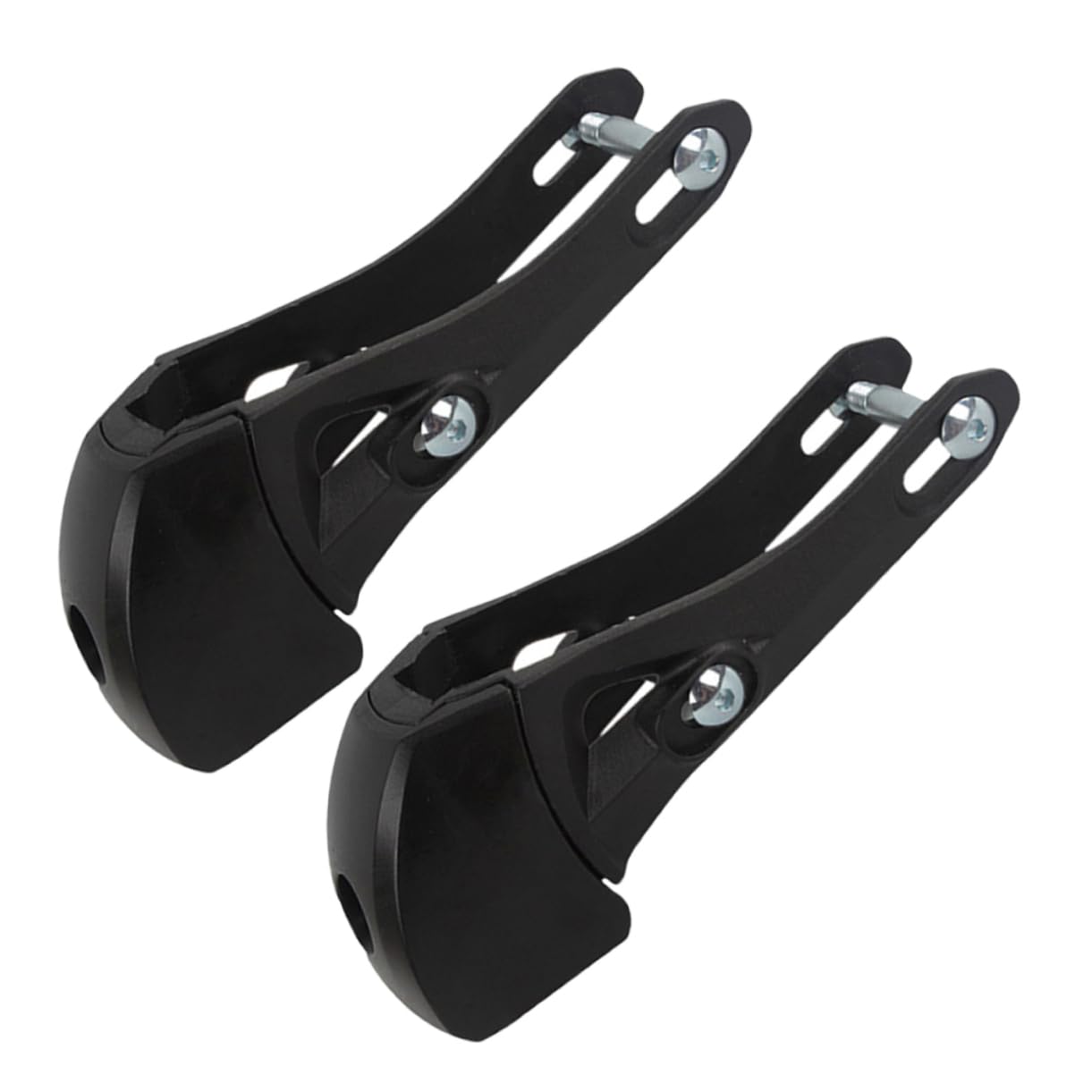 KOMBIUDA 2Pcs Roller Skate Toe Stoppers Non Slip Brake Pads for Inline Skates Durable High Wear Resistant Material Smooth Quiet Braking Skating Safety Gear