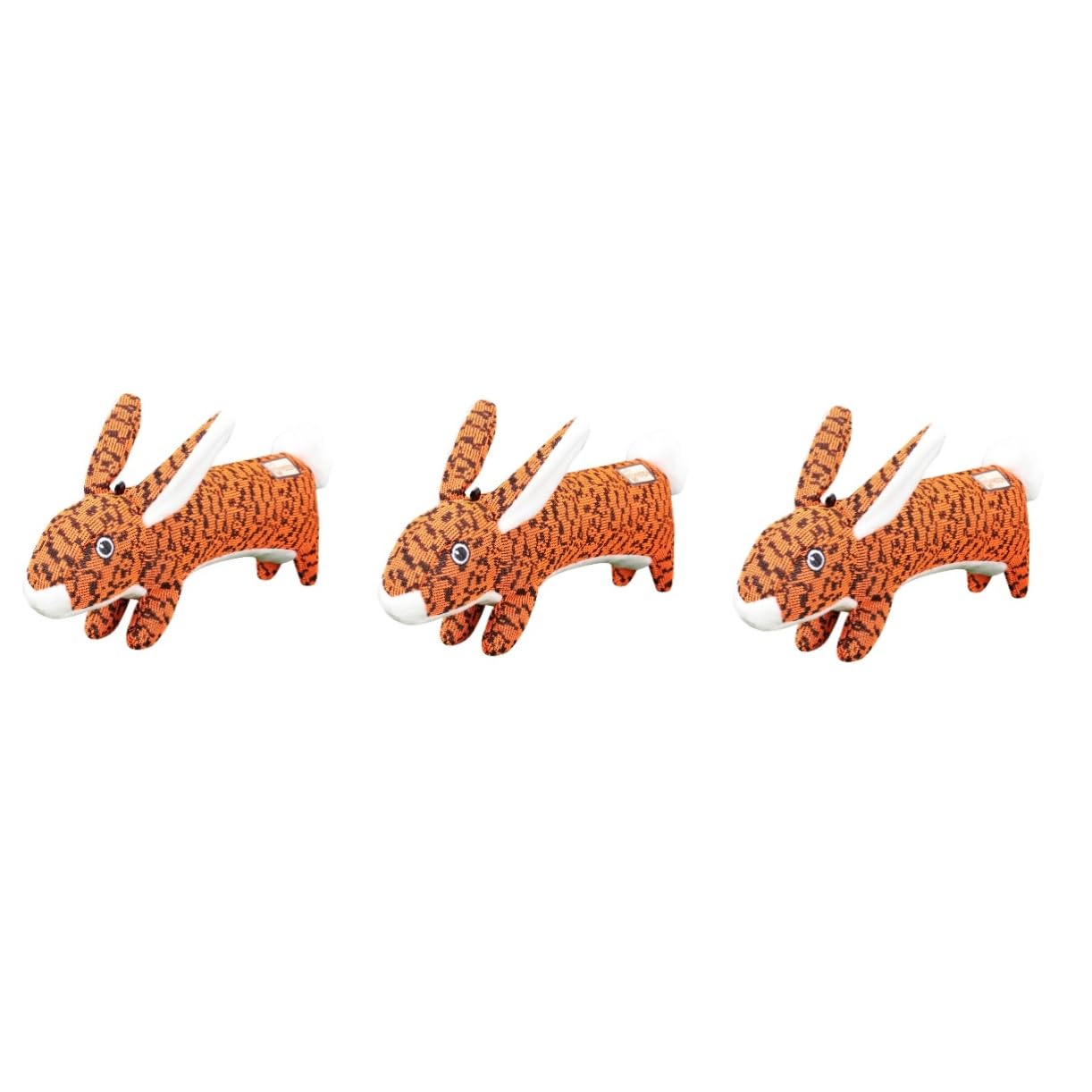 FRCOLOR Lot De 3 Jouets Couineurs À Mâcher pour Chien Jouet Couineur pour Chiot Fournitures pour Animaux De Compagnie Jouet À Mâcher Orange pour Chien