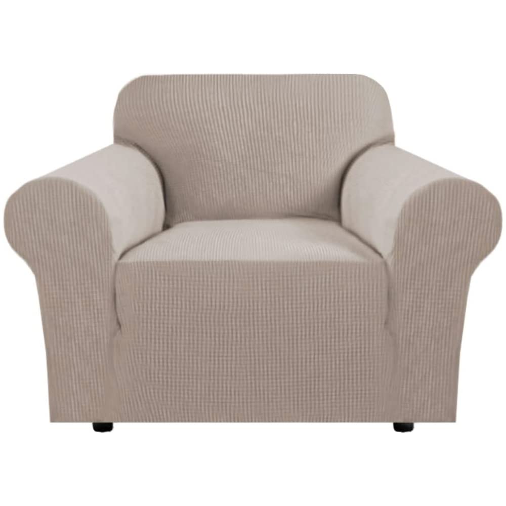 H.VERSAILTEX Armchair Slipcover Stretching Skid Resistance Couch Cover for Dogs, Thick and Durable Soft High Spandex Jacquard Sofa Covers, Form Fitted