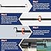 Qufiona Car Clothes Hanger Bar - Heavy Duty Car Clothes Rack Expanded to 65 Inches - Adjustable Telescopic Clothes Rod for Car, Travel, Suv, Truck, Automotive