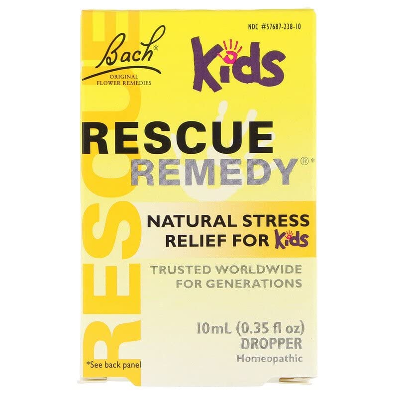Pack of 8 x Bach Flower Remedies Rescue Remedy Kids - 0.35 fl oz