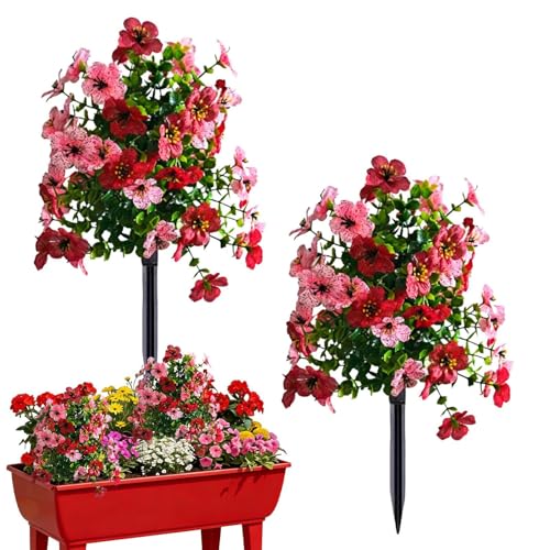 Flor artificial impermeable para solucionar el mantenimiento de tu jardín exterior 2