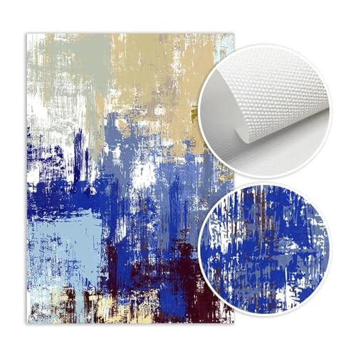 Peinture sur toile abstraite aux finitions texturées premium