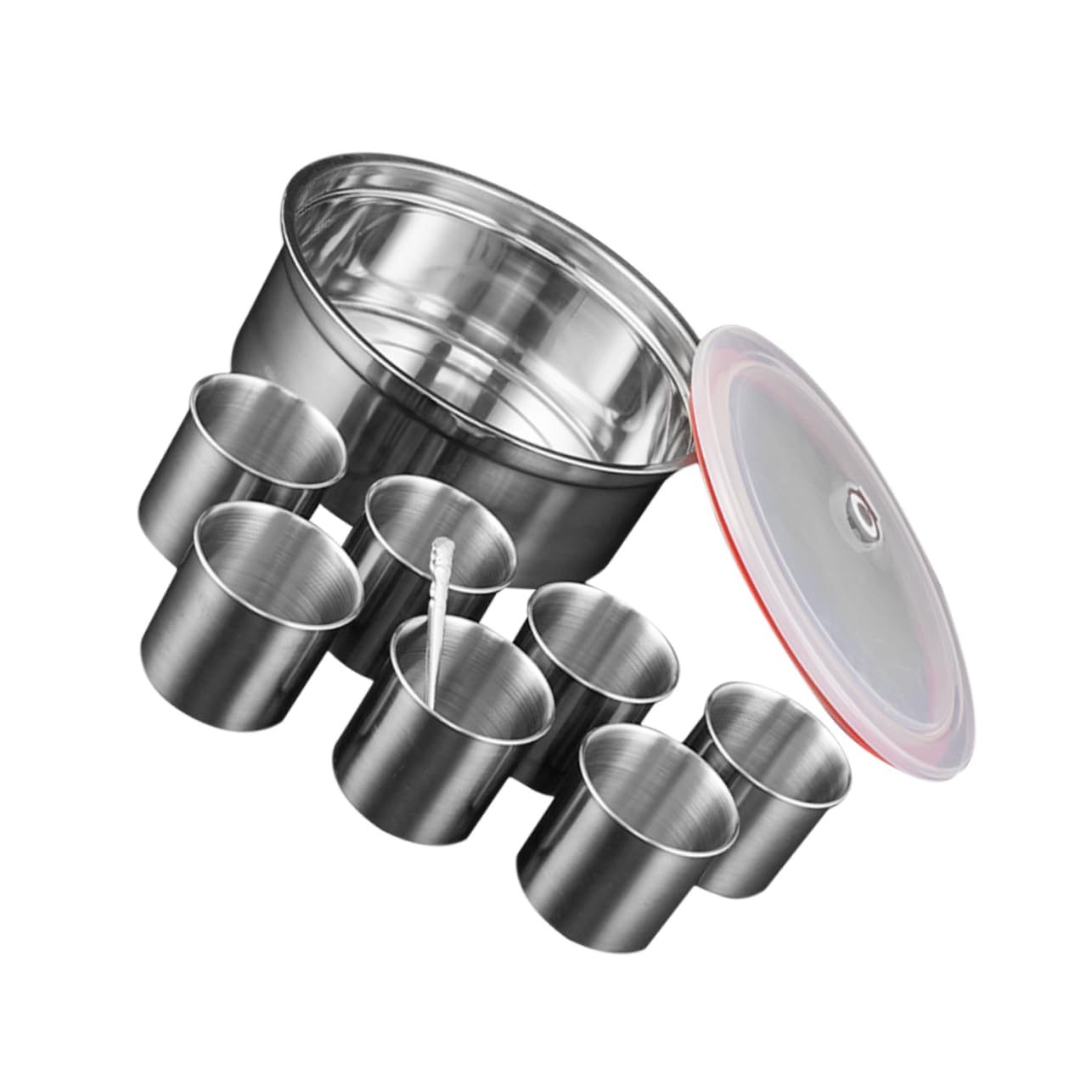Récipient à Épices Acier Inoxydable Boîte à Épices Pour Cuisine Pots à Condiments Avec Capacité