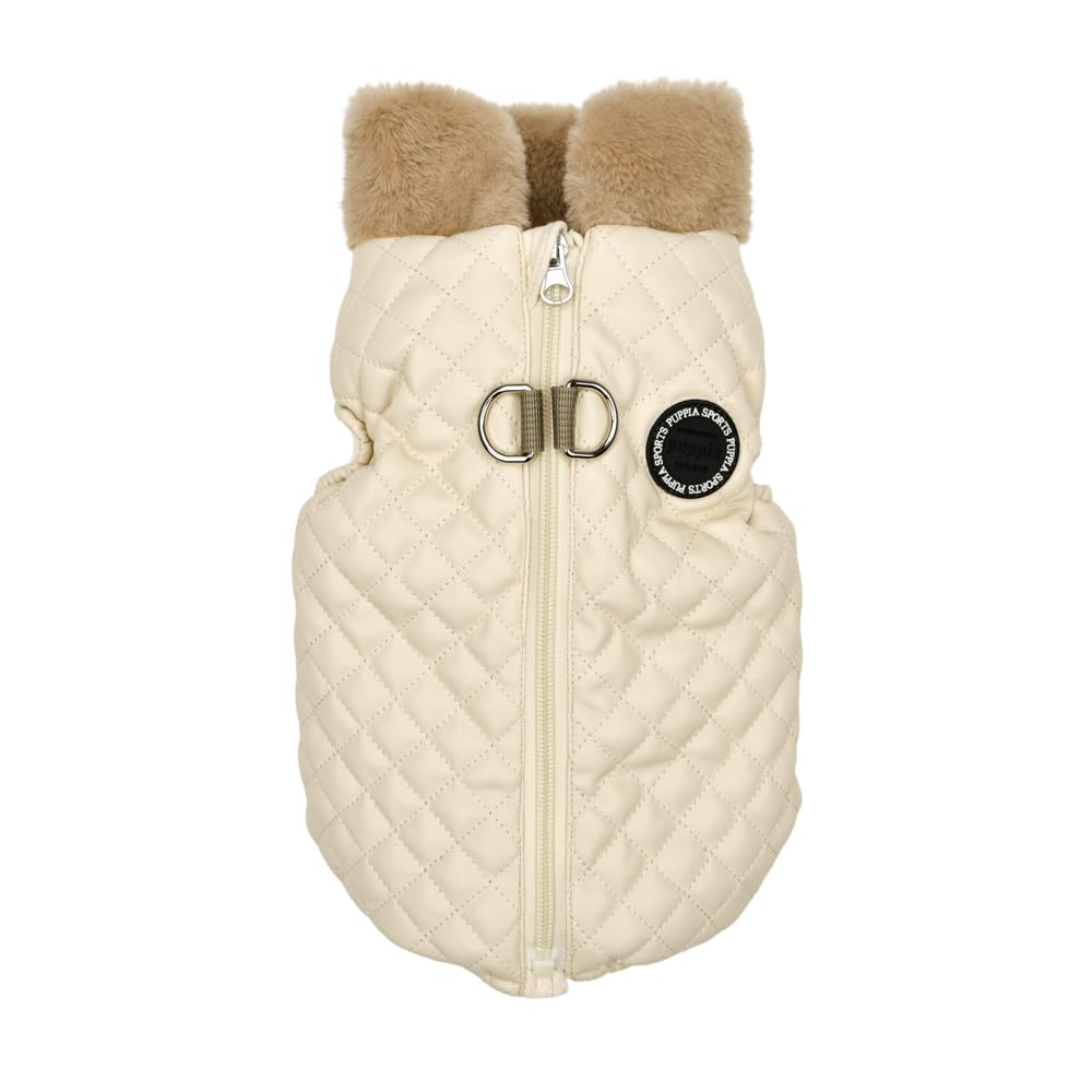 DIA QUILTED VEST JUMPER Dog coat Beige L