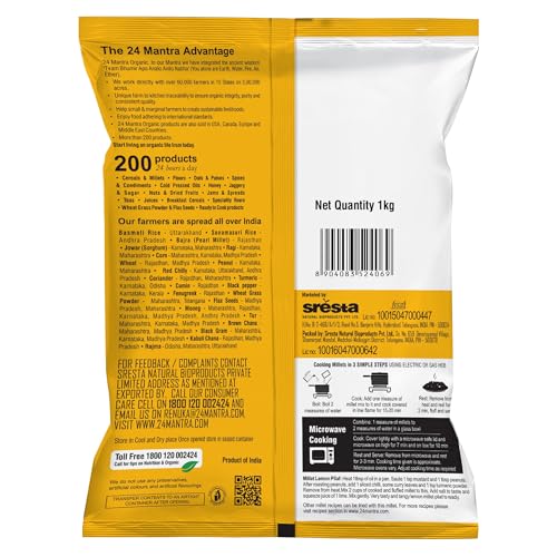 24Mantra Foxtail Millet, 1 kg - Image 4 thumbnail