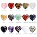 Marrywindix 30 Chakras Stones 0.8 Inch Healing Crystal Natural Heart Love Carved Palm Worry Stone Set Bulk Polished Thumb Gemstones Chakra Reiki Balancing