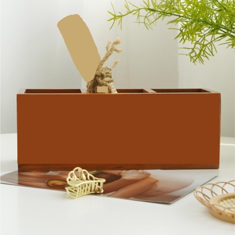 Stifteköcher Stifte Halter Dreistufiger Stifthalter Aus Holz, Geeignet For Zuhause, Schule Und Büro Schreibtisch-Organizer