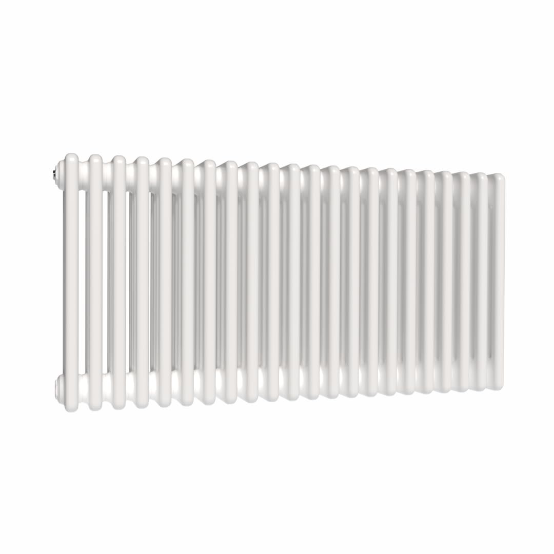 Lux Heat White Horizontal 4 Column Traditional Radiator 500Mm (H) X 1010Mm (W)