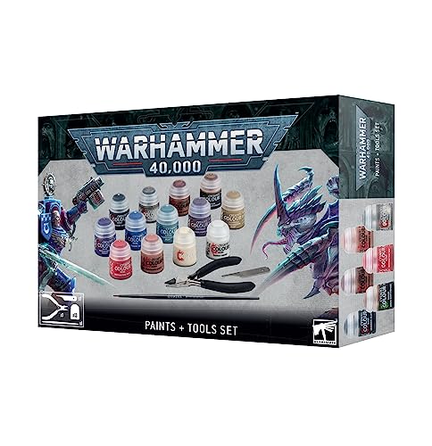 Games Workshop Warhammer 40K Paints + Tools Set