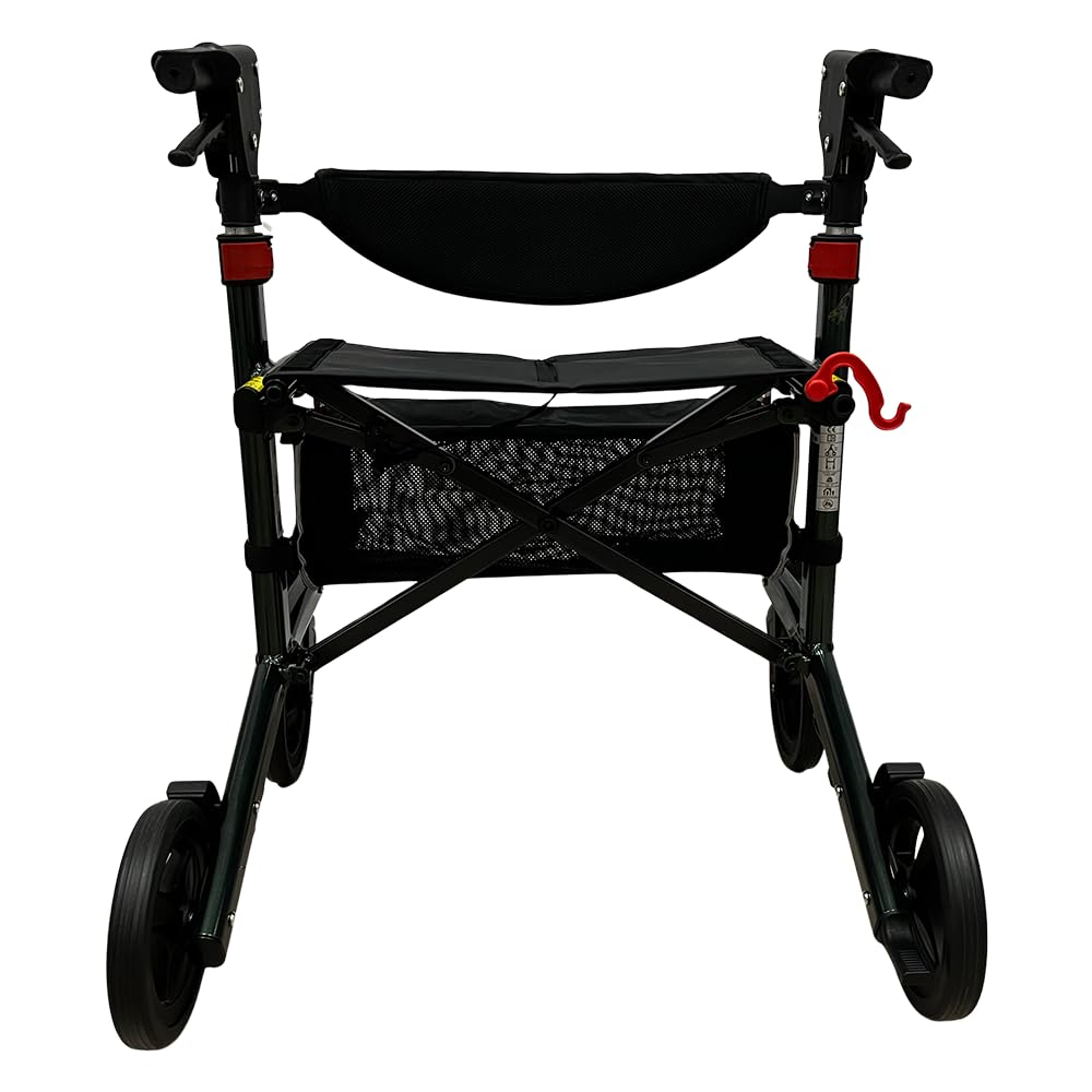 Amazon.com: Roadrunner Heavy Duty Rollator with Seat and Basket