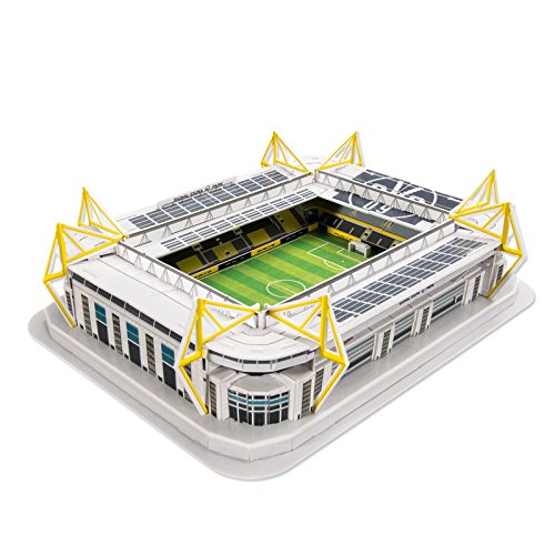 Borussia Dortmund Puzzle de estadio en 3D, Unisex, Negro/Amarillo